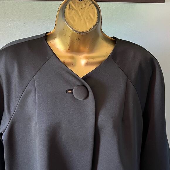 Vintage Blacktie Oleg Cassini evening jacket -single button Size 6 - Picture 3 of 5